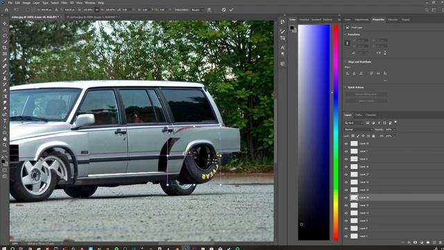 Volvo 740 Turbo ‘Sänkt’ | Virtual Tuning | #photoshop