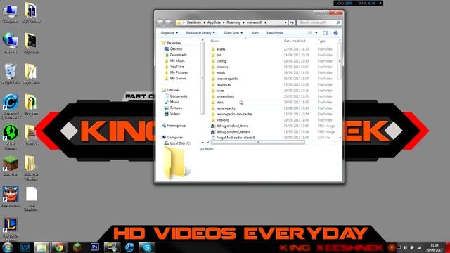 Minecraft - How to install OptiFine with Forge (1.6.4) HD смотреть онлайн