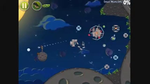 Angry Birds Space Pig Bang space Eagle 1-17 Walkthrough 3 Stars IPad3 IPhone4S Android смотреть онлайн