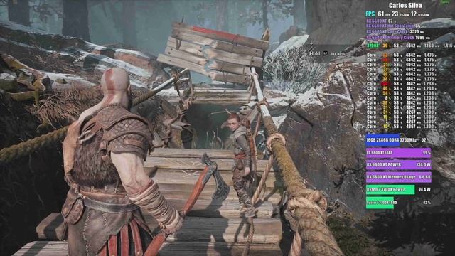 GOD OF WAR PC CAMPAIGN | ULTRA SETTINGS 1080p | GAMEPLAY | RYZEN 7 3700X | RX 6600 XT | BENCHMARK смотреть онлайн