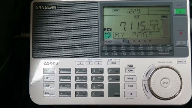 Sangean ATS909X. Moscow midday 20m смотреть онлайн