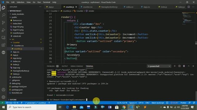 React JS Small Project | Counter App CSS Part | Urdu/Hindi 2021 смотреть онлайн