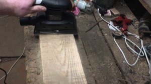 ВИБРАЦИОННАЯ ШЛИФМАШИНКА DEKO DKS250 ЗА 2000 РУБЛЕЙ. ПОКАЗЫВАЮ ЕЁ РАБОТУ. ЧЕСТНЫЙ ОБЗОР