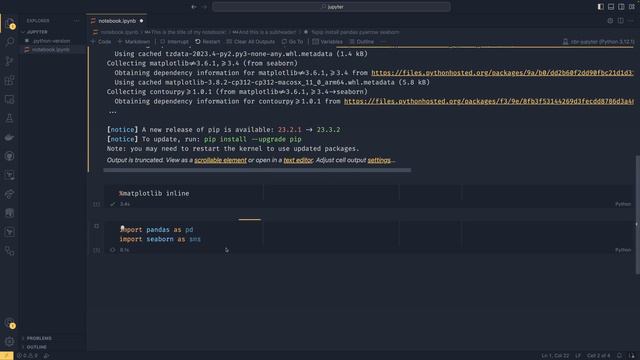 How to use Jupyter notebooks for data analysis (2024 tutorial) смотреть онлайн