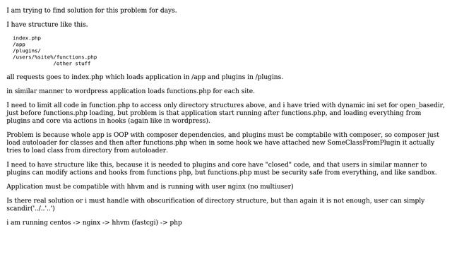 DevOps & SysAdmins: php to limit included file to access below and upon directory tree смотреть онлайн