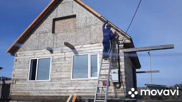 Покраска фронтона,,,Шумоизоляция межкомнатной перегородки. смотреть онлайн