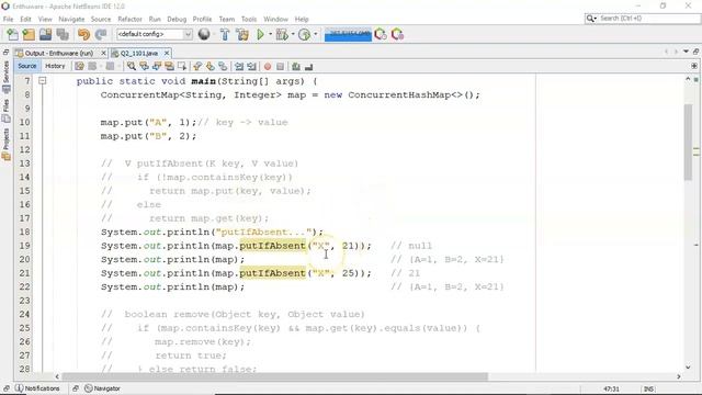 Default methods in the Map interface that ConcurrentMap uses. (enthuware.ocpjp.v11.2.1101) смотреть онлайн