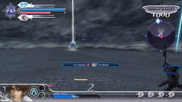 Dissidia Final Fantasy NT 1v1 - Squall Vs Sephiroth смотреть онлайн