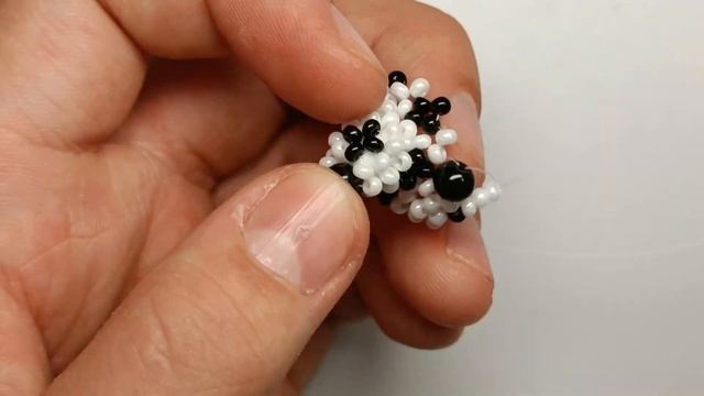 Голова. Далматинец из бисера. Амигуруми. Мастер класс. смотреть онлайн