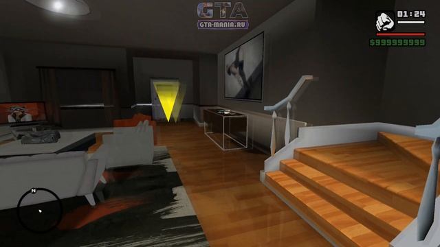 Новый интерьер в доме CJ для GTA San Andreas смотреть онлайн