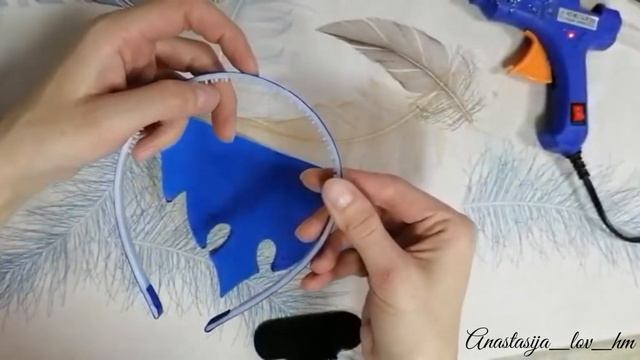 Новогодняя корона из фоамирана. Crown. Christmas crown. DIY. смотреть онлайн