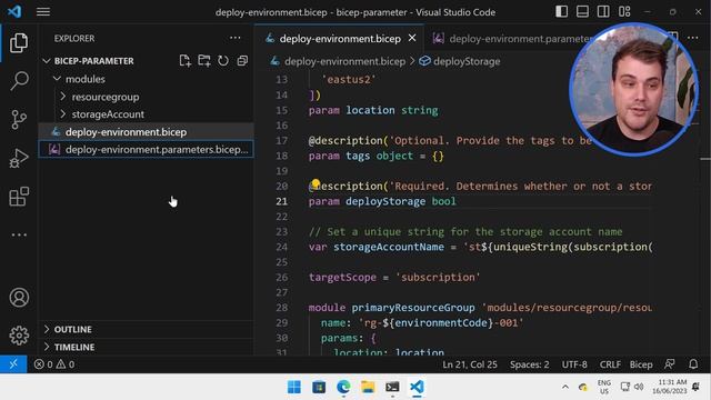 Azure Bicep Native Parameter Files смотреть онлайн