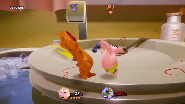 Nickelodeon All-Star Brawl: Patrick Arcade Mode Voiceover Full Gameplay No Commentary PS5 Console смотреть онлайн
