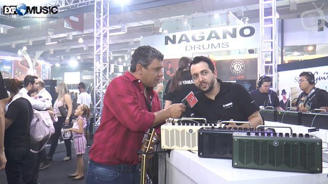 Yamaha THR-10 Series Amplificador , por Pedro Lobão. Teclacenter na EXPOMUSIC 2015 смотреть онлайн