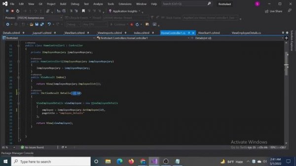 System.NullReferenceException: 'Object reference not set to an instance of an object.'