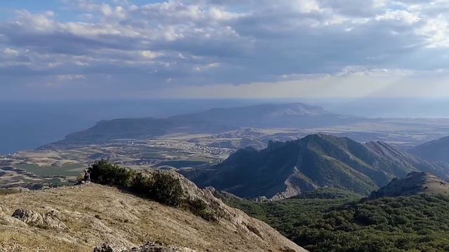 Юго-восточный Крым. Нереальные виды с вершины горы Эчки-Даг смотреть онлайн