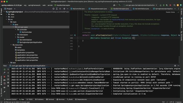 Spring Interceptors | Configure HandlerInterceptors | Explanation with Example смотреть онлайн