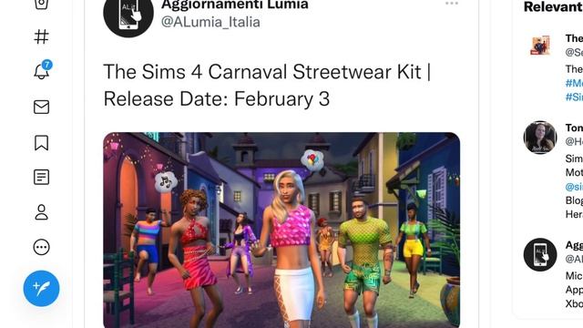 2022 NEW LEAK- SIMS 4 CARNAVAL STREETWEAR KIT (NEWS & SPECULATION) смотреть онлайн