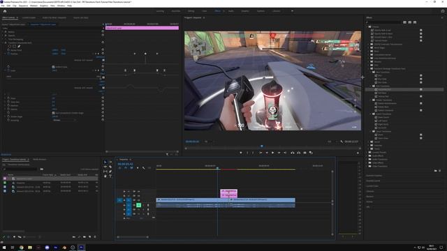 FREE Premiere Pro Transition Presets for Gaming Montages & Edits [Transitions Pack & Tutorial] смотреть онлайн