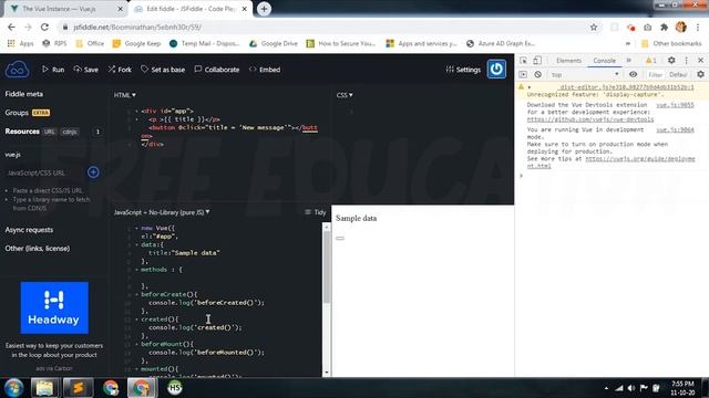 Life cycle | Vuejs in Tamil | Free Education in Tamil part 11 смотреть онлайн