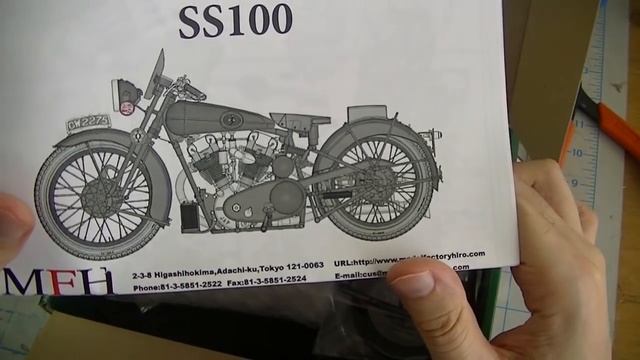 Ep77 - Unboxing The Model Factory Hiro 1/9 Brough Superior Ss100