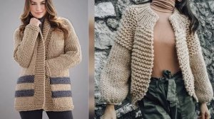 МОДНЫЕ ВЯЗАНЫЕ ТРЕНДЫ 2023? ЛУЧШИЕ ВЯЗАНЫЕ КАРДИГАНЫ ПЛАТЬЯ КОФТЫ?
