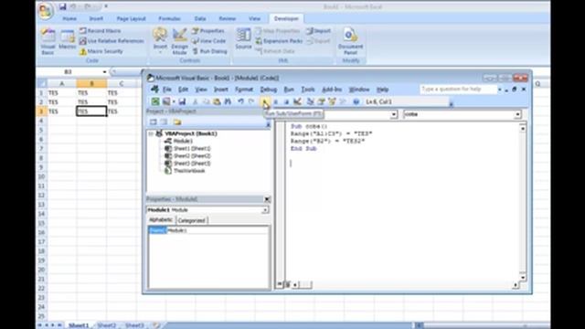 VBA Excel Dasar 5 - Mempelajari Range dan Debugging смотреть онлайн