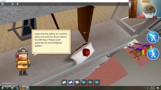Learning how to escape a fire (Fire escape-roblox) смотреть онлайн