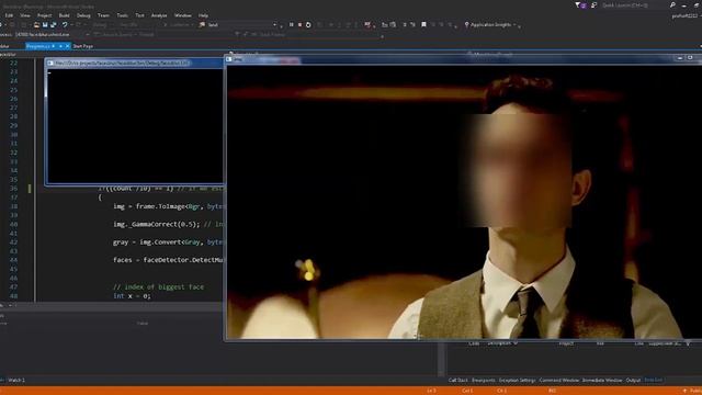 How to blur faces in video , Emgu-cv C# смотреть онлайн