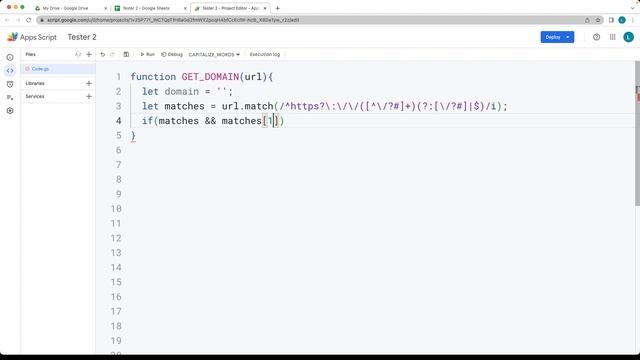Extracting Domain Name from URLs: A Tutorial Google Apps Script for Sheets Formula coding смотреть онлайн