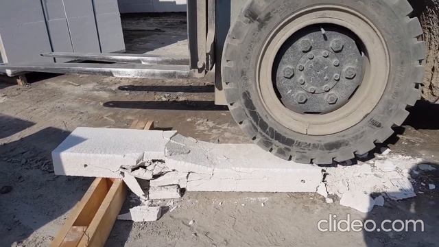 Устройство перемычки газосиликатной армированной 