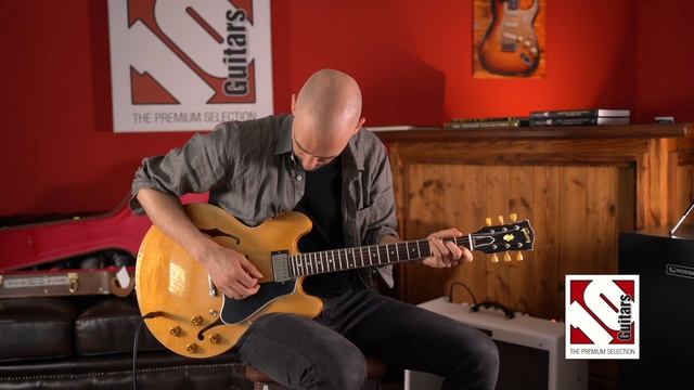 2022 Gibson ES 335 1959 Vintage Natural Murphy Lab Ultra Heavy Aged | Guitar Demo смотреть онлайн