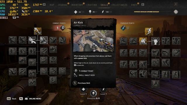 Dying Light 2 | GTX 1050 + i5 8300H - MSI GL63 8RC | FSR ON - 1080p | PC Performance Benchmarks смотреть онлайн