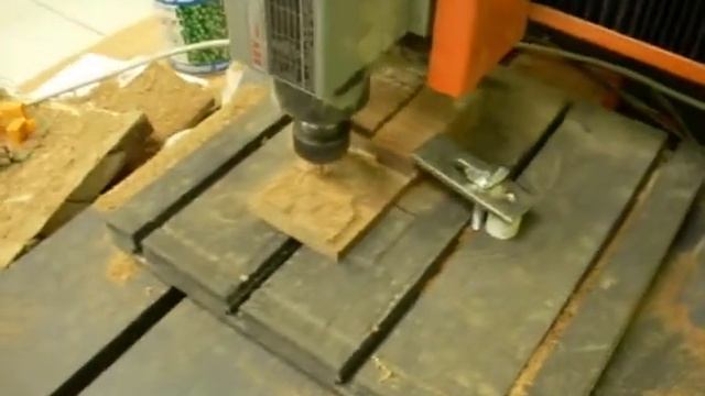 Черновая 3D обработка Иконы Казанской богоматери с младенцем на фрезерно гравировальном станке комп смотреть онлайн