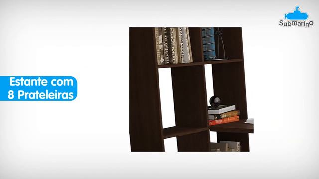 Mesa para computador BE3849 com Estante Tabaco - BRV - Submarino.com.br смотреть онлайн