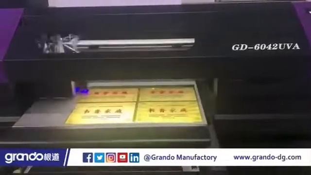 【GRANDO根道】The charming GD-6042AUV multi-functional flatbed printer смотреть онлайн