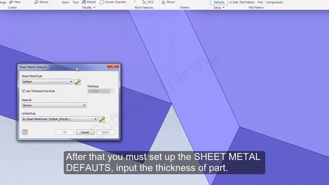 How to Expand the part in Inventor from 3D Autocad file - Software Training смотреть онлайн