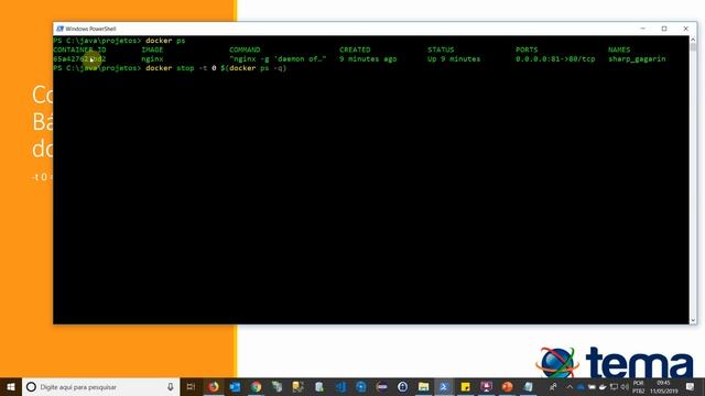 Docker - Comando Stop e Start смотреть онлайн