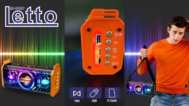 SPEAKER BLUETOOTH PORTABLE MITSUYAMA | MS-4020BT LETTO смотреть онлайн