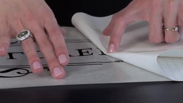 How to Apply Vinyl Wall Quotes: Troubleshooting - Removing the Backing Paper смотреть онлайн