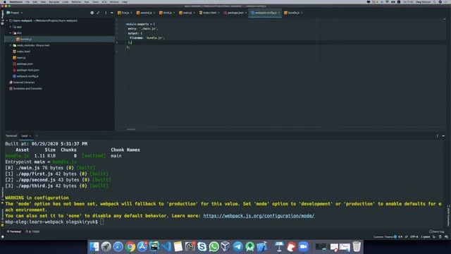 BeeInterns#33 Современные технологии Frontend-сборки, Webpack. Написание webpack.config. Часть 1 смотреть онлайн