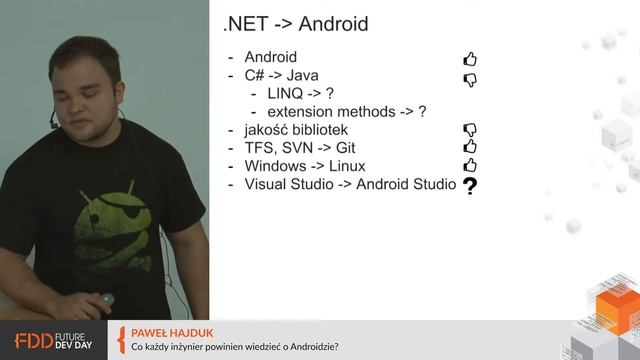 [FDD 2015] Paweł Hajduk: Co każdy inżynier powinien wiedzieć o Androidzie? смотреть онлайн