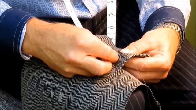 Bespoke suits and overcoats, fine hand stitching and real button holes смотреть онлайн