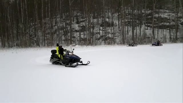 Катание на снегоходе