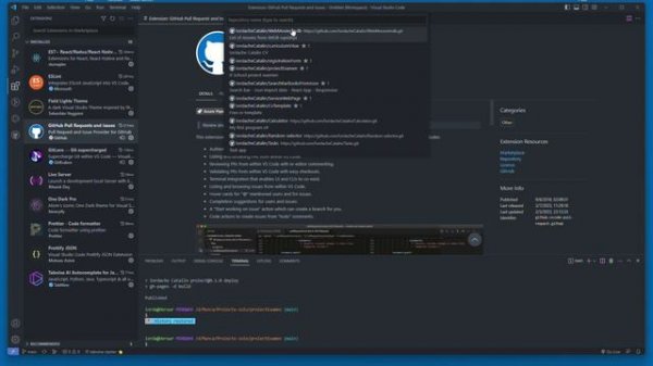 Clone repository from github in VS code
