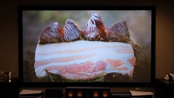 Severtson Screens High Contrast Grey Screen Material using BenQ X3000i 4K Gaming Projector