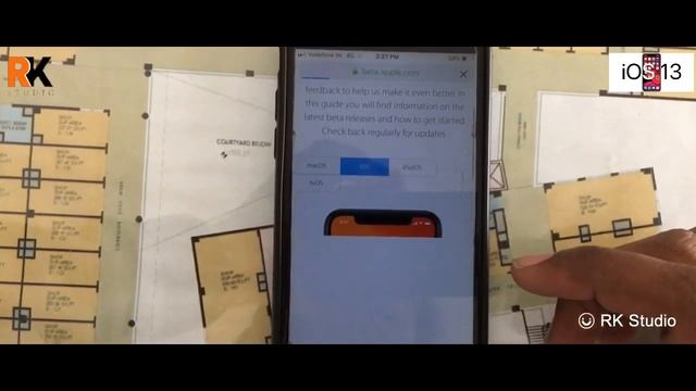 HOW TO INSTALL/UPDATE APPLE IOS 13 BETA FOR IPHONE 6 TO 11 pro | RK Studio смотреть онлайн