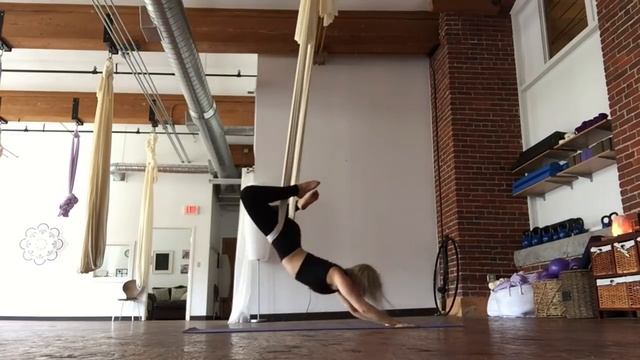 Aerial Yoga For Strong Arms | Aerial Yoga Sequences | Aerial Yoga Girl