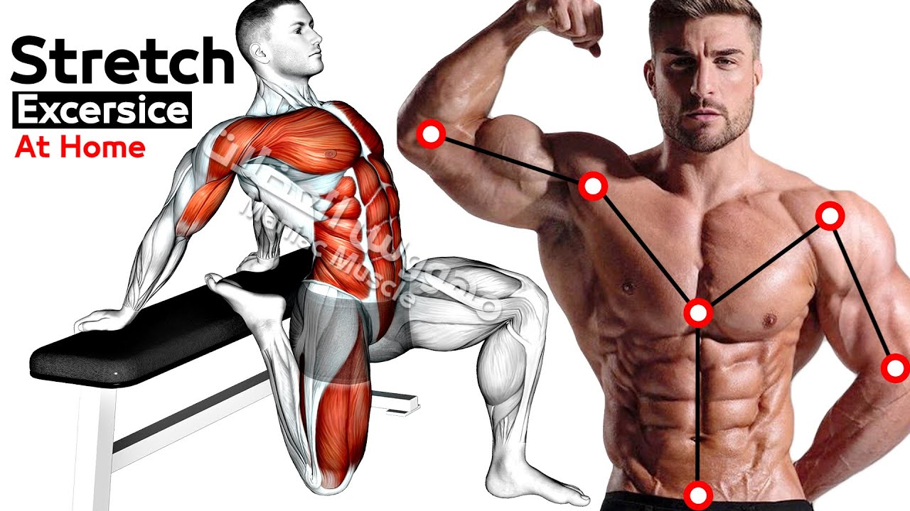 Упражнения на растяжку | тренировки всего тела | После и до смотреть онлайн