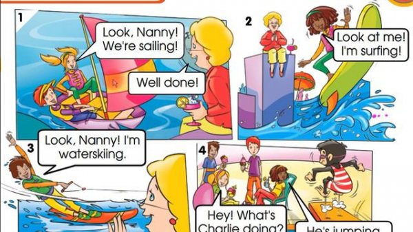 3 класс "a beach story" урок #2